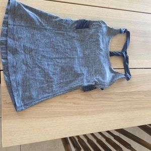 Gray lululemon tank top